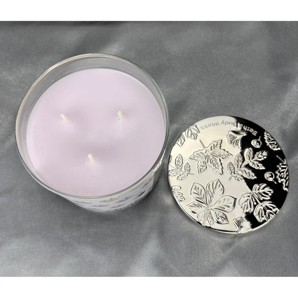 2 Bath Body Limited Edition 3-Wick Candles Pumpkin Cold Foam +‎ Glazed Croissant